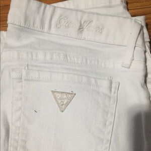 Guess white jeans